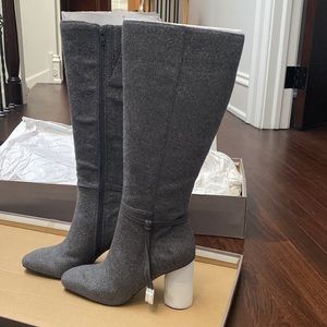 Charles Keith high heel boots. Brand new!